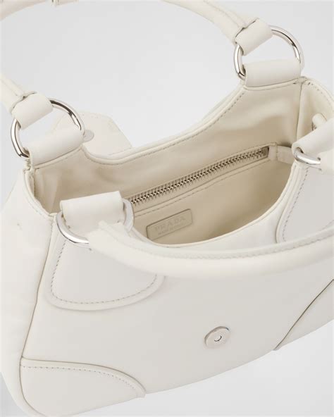 prada moon and stars bag white|White Prada Moon padded nappa.